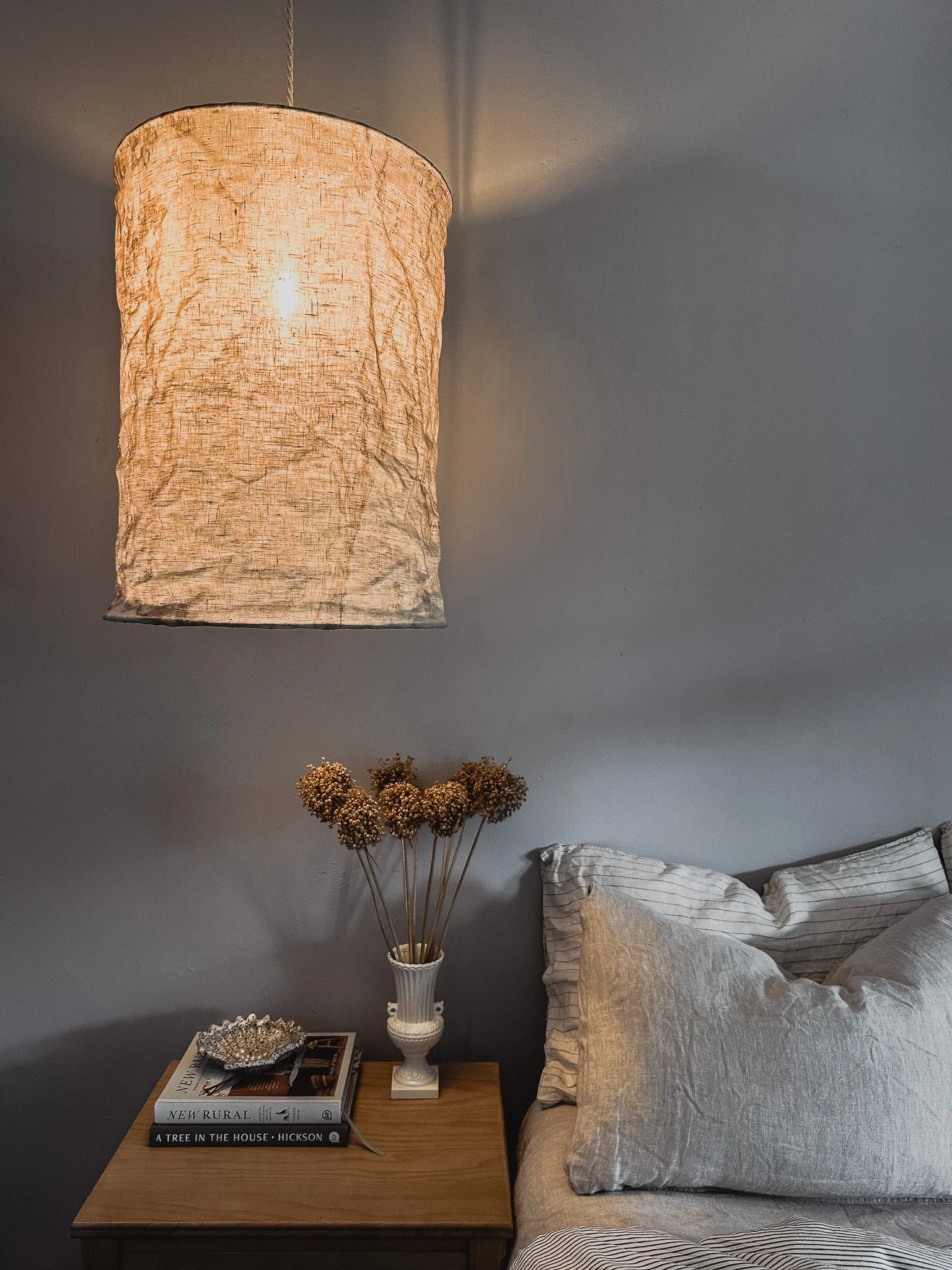 Hardwired top pendant light
